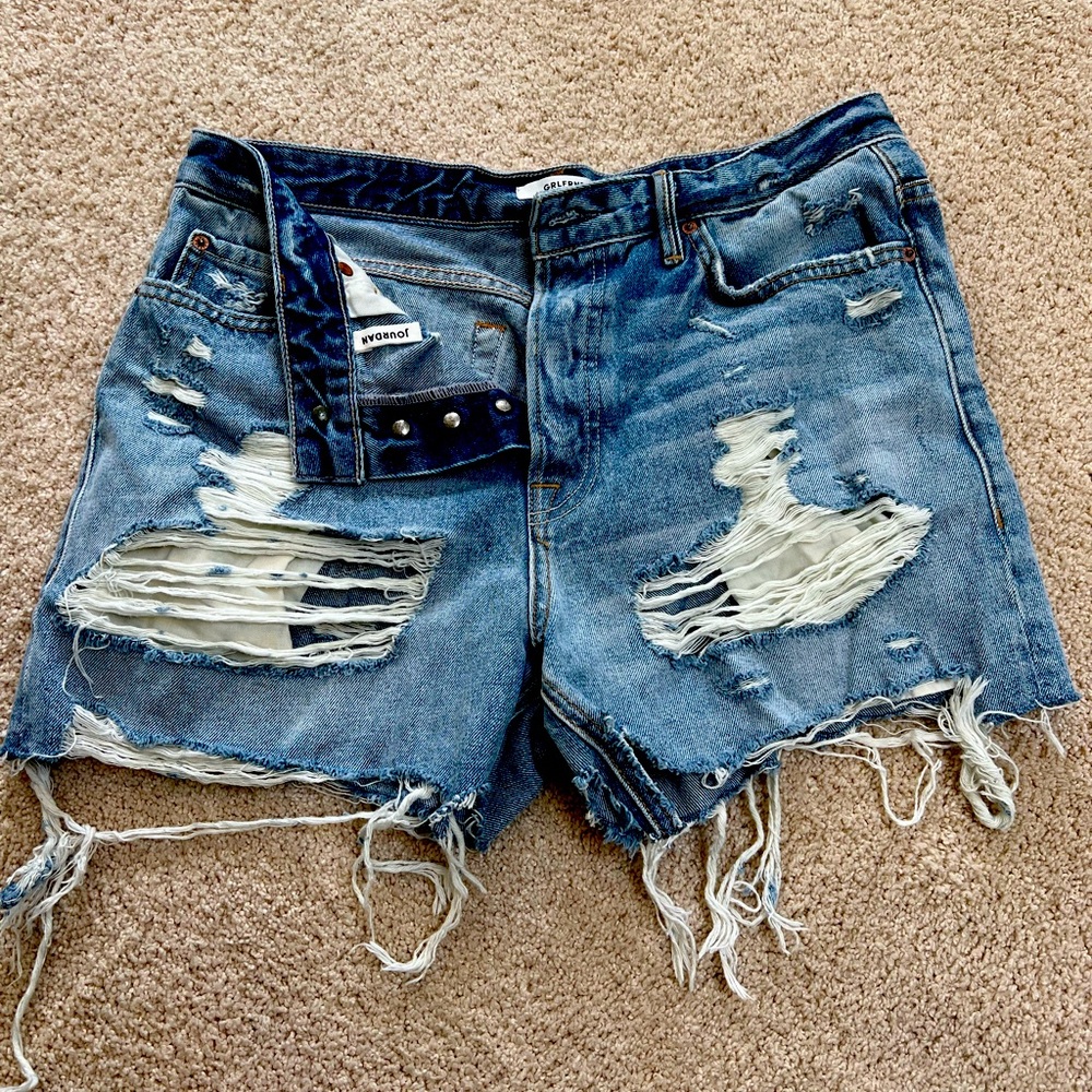 GRLFRND Jourdan Denim Shorts